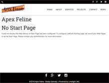 Tablet Screenshot of apexfeline.com